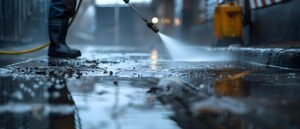 refreshing-cleanliness-highpressure-driveway-wash-concept-residential-cleaning-driveway-pressure-washing-exterior-maintenance-water-blasting-professional-cleaner